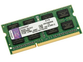 Память SODIMM DDR3 4096MB PC10600 1333MHz Kingston [KVR1333D3S9/4G] для Notebook