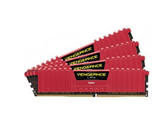 Память DIMM DDR4 4x4096MB 2666MHz Corsair Vengeance LPX Red Heat 15-17-17-35 [CMK16GX4M4A2666C15R]